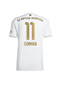 Bayern Munich Kingsley Coman #11 Fotballdrakt Borte Klær 2022-23 Korte ermer